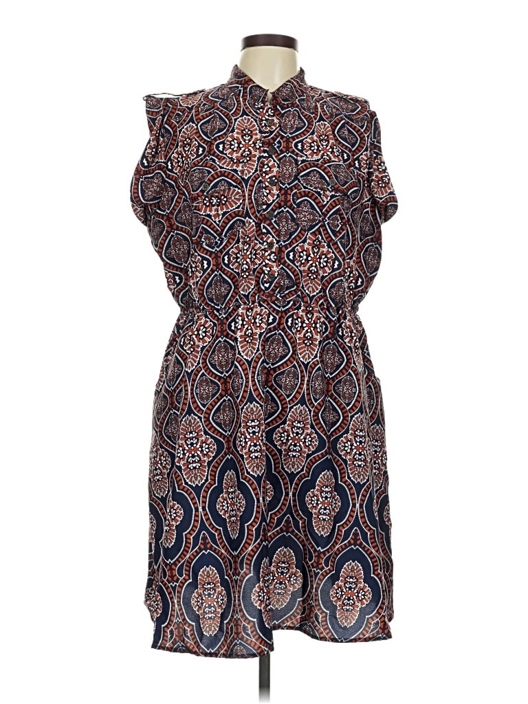 Pre-owned Speed Control Casual Dress In Blue