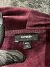Express Burgundy Zip Up Hoodie Size XS - photo 7