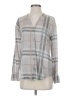 Soft Joie 100% Viscose Gray Long Sleeve Polo Size XS - photo 1
