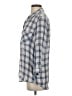 Seven7 100% Cotton Plaid Blue 3/4 Sleeve Button-Down Shirt Size S - photo 5