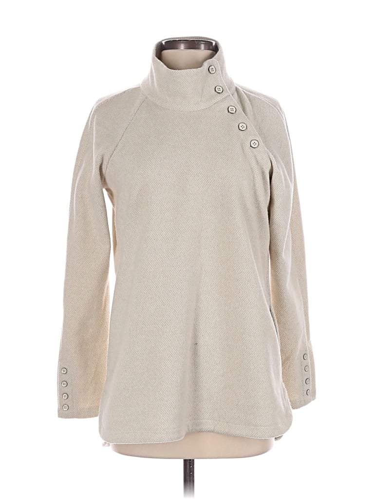 Pre-owned J. Mclaughlin Turtleneck Sweater In Brown