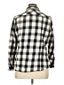 Blue Mountain 100% Cotton Checkered-gingham Gray Long Sleeve Button-Down Shirt Size XL - photo 2
