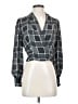 Toccin 100% Polyester Gray 3/4 Sleeve Blouse Size 4 - photo 1