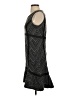Tabitha Chevron-herringbone Black Cocktail Dress Size 4 - photo 5