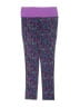 Limeapple Print Purple Active Pants Size 8 - photo 2