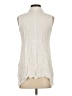 Fever Ivory Sleeveless Button-Down Shirt Size S - photo 2