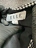 Elle 100% Polyester Checkered-gingham Gray Casual Dress Size S - photo 7