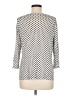 NY Collection Gray 3/4 Sleeve Top Size M - photo 2