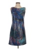 Just Cavalli Graphic Blue Cocktail Dress Size EU (IT) 36 / US 0 - photo 1