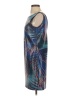 Just Cavalli Graphic Blue Cocktail Dress Size EU (IT) 36 / US 0 - photo 5