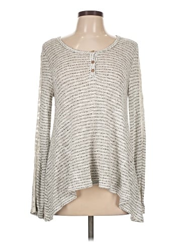 Blue Rain Pullover Sweater (view 1)