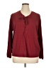 Torrid Burgundy Long Sleeve T-Shirt Size 1X (1) - photo 1