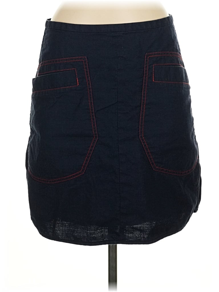 Pre-owned Brooks Brothers Denim Skirt In Blue