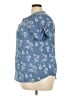 Ember 100% Polyester Blue Short Sleeve Blouse Size 2X - photo 5