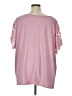 Unbranded 100% Polyester Pink Short Sleeve Blouse Size 1X - photo 2