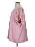 Unbranded 100% Polyester Pink Short Sleeve Blouse Size 1X - photo 5