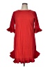 Unbranded Solid Red Casual Dress Size XL (estimated) - photo 1