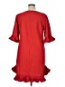 Unbranded Solid Red Casual Dress Size XL (estimated) - photo 2