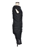 Clu Solid Black Cocktail Dress Size L - photo 4