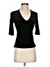 Assorted Brands Black 3/4 Sleeve Top Size XXS (estimated) - photo 1