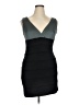 Sweet Storm Color Block Black Cocktail Dress Size XL - photo 1