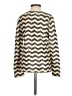 J.Crew 100% Cotton Chevron-herringbone Gold Long Sleeve Top Size XS - photo 2