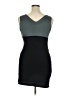 Sweet Storm Color Block Black Cocktail Dress Size XL - photo 2