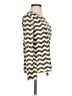 J.Crew 100% Cotton Chevron-herringbone Gold Long Sleeve Top Size XS - photo 4