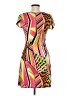 Assorted Brands Graphic Orange Pink Casual Dress Size M (estimated) - photo 2