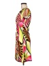 Assorted Brands Graphic Orange Pink Casual Dress Size M (estimated) - photo 5