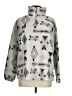 Assorted Brands 100% Polyester Print Silver Pullover Sweater Size M - photo 1