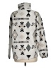 Assorted Brands 100% Polyester Print Silver Pullover Sweater Size M - photo 2