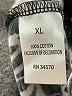 Jason Maxwell 100% Cotton Gray 3/4 Sleeve Blouse Size XL - photo 8