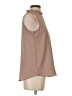 Rielle 100% Polyester Tan Sleeveless Top Size S - photo 4