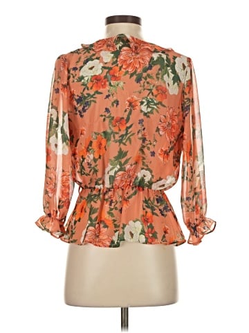 Eva Mendes by New York & Company 3/4 Sleeve Blouse (view 2)