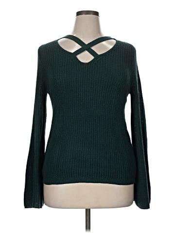 Pink Rose Pullover Sweater (view 1)
