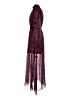 LDT 100% Polyester Paisley Burgundy Casual Dress Size 4 - photo 5