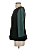 Cotélac 100% Polyester Color Block Green 3/4 Sleeve Top Size Sm (1) - photo 5