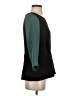 Cotélac 100% Polyester Color Block Green 3/4 Sleeve Top Size Sm (1) - photo 4