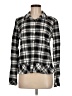 Tommy Hilfiger Plaid Black Long Sleeve Blouse Size M - photo 1