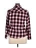 Love Notes 100% Cotton Plaid Red Long Sleeve Button-Down Shirt Size XL - photo 2