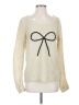 LC Lauren Conrad Metallic Ivory Pullover Sweater Size S - photo 1
