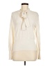 Banana Republic Ivory Long Sleeve Blouse Size M - photo 1
