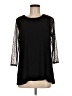 Anne Klein Black 3/4 Sleeve Top Size M - photo 1