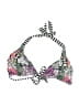 Unbranded Floral Gray Purple Swimsuit Top Size XXS (estimated) - photo 1