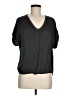 Sofia Collections Black Short Sleeve Blouse Size M - photo 1