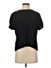 Emanuel Emanuel Ungaro Solid Blue Black Short Sleeve Top Size 4 - photo 1