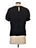 Emanuel Emanuel Ungaro Solid Blue Black Short Sleeve Top Size 4 - photo 2