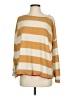 Ces Femme Stripes Gold Pullover Sweater Size S - photo 1