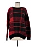 Sunday in Brooklyn Plaid Red Pullover Sweater Size M - photo 1